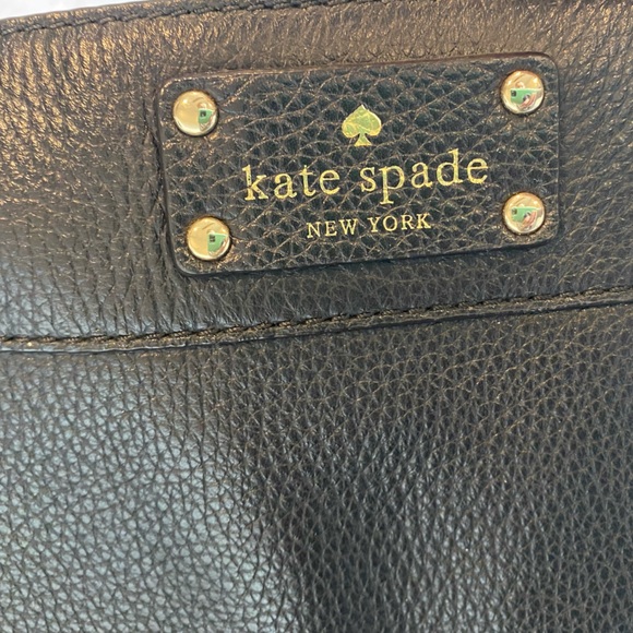 Kate Spade Black Pebbled Leather Tote - Picture 4 of 12